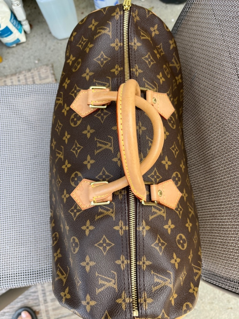 Louis Vuitton 40 CM Brown Monogram Beautiful with Lock - Picture 5 of 17